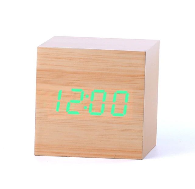 Cube Digital Bordur – Minimalistisk Design Møder Præcis Tidsvisning Tech Butik