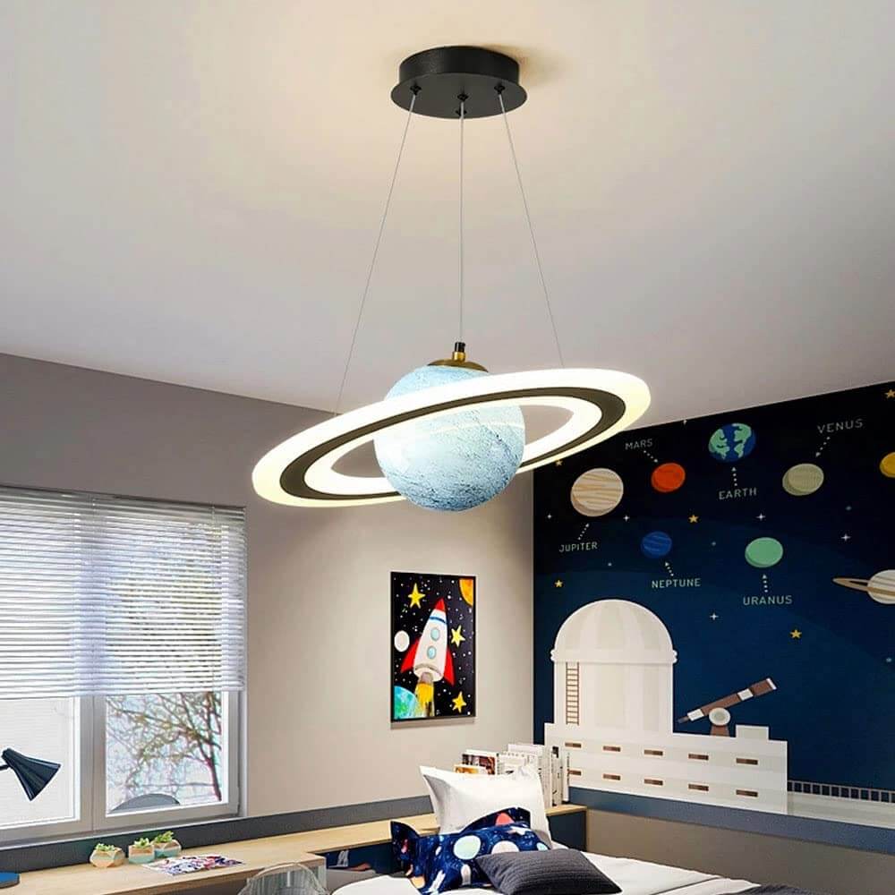 LED Pendellampe til børneværelset – magisk planetdesign Lamps & Lighting Tech Butik