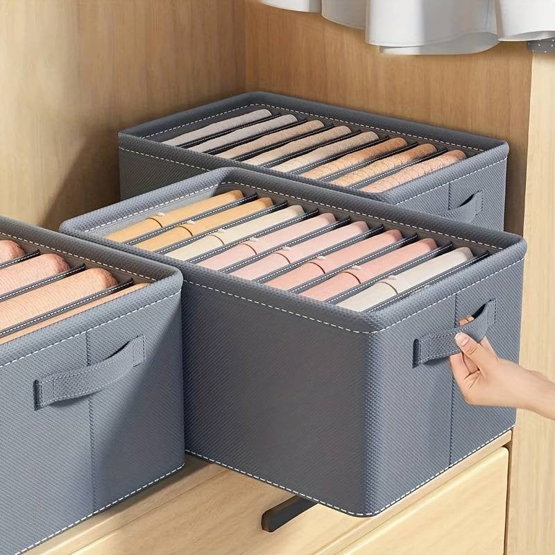 Foldbar Tøjorganisator til Skuffeskab – Jeans- og Bukseopbevaring Tech Butik
