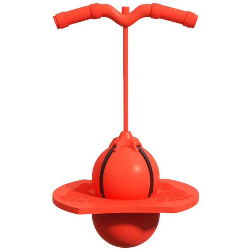 BounceBuddy Sikker Balance og Hoppepind til Aktive Børn, Inde og Udendørs Leg Balancelegetøj Tech Butik Rød