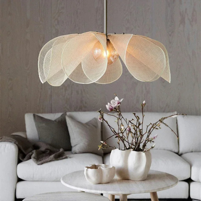 Vintage Stoffpendelampe – Tidløs Charme til Dit Hjem Lamp Tech Butik