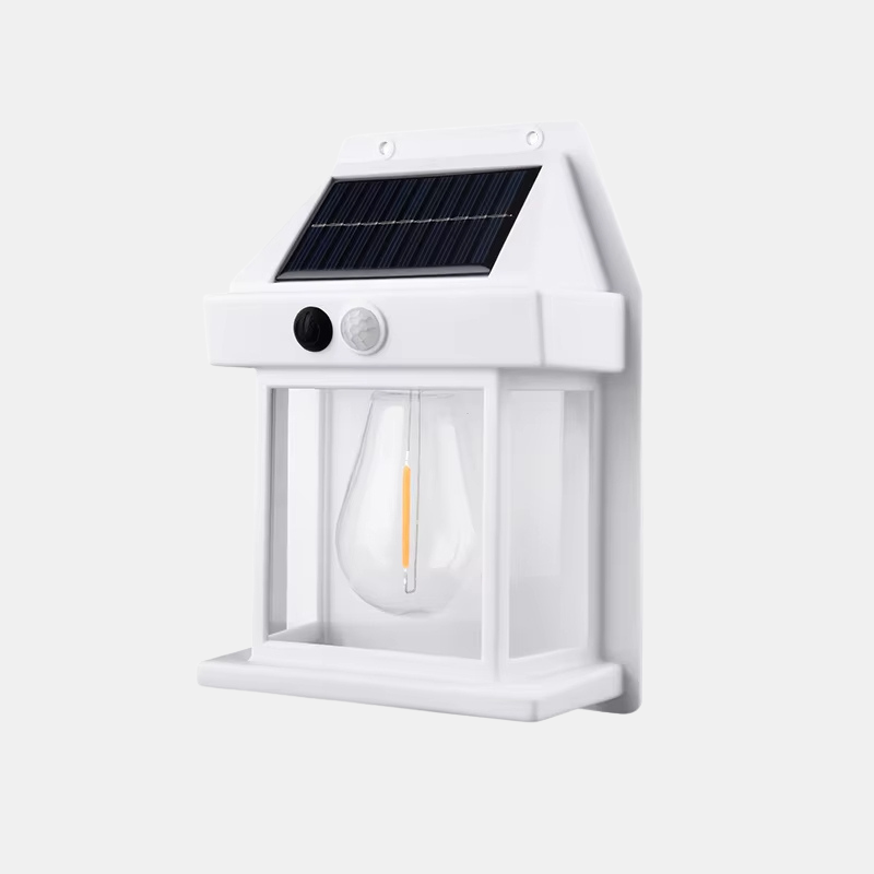 LED Solarlampe til Udendørs Brug Væglampe Tech Butik Hvid