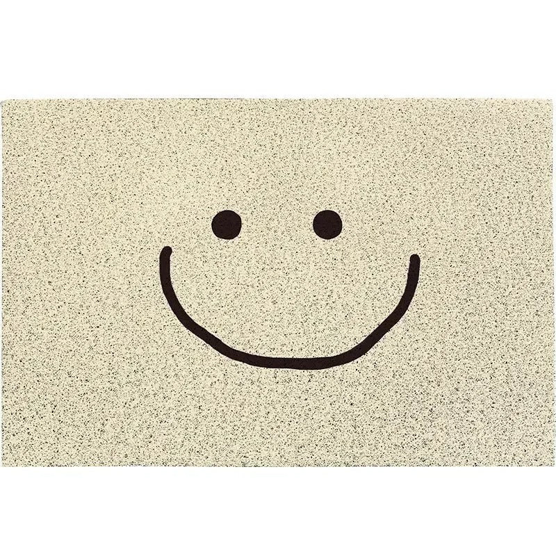 Mood Emoji Dørmåtte – Legesyg personlighed ved din indgang Bath Mats & Rugs Tech Butik Lykkelig 40cm x 60cm