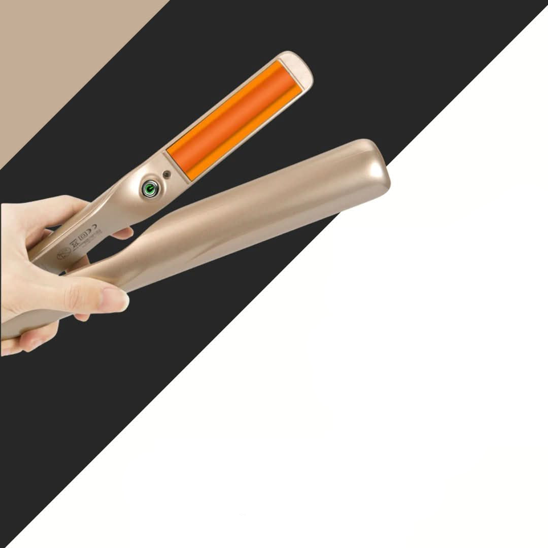 2-i-1 Glatte- og Krøllejern til Hurtig Styling uden Frizz Hårstyling Tech Butik