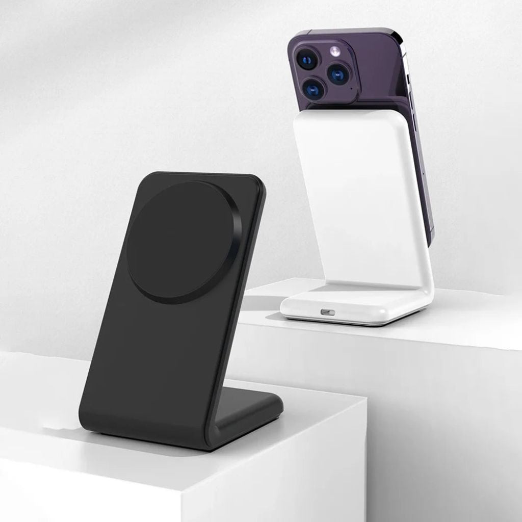 2-i-1 Magnetisk Oplader – Dobbelt kraft, ubesværet design Opladere og Strømadaptere Tech Butik