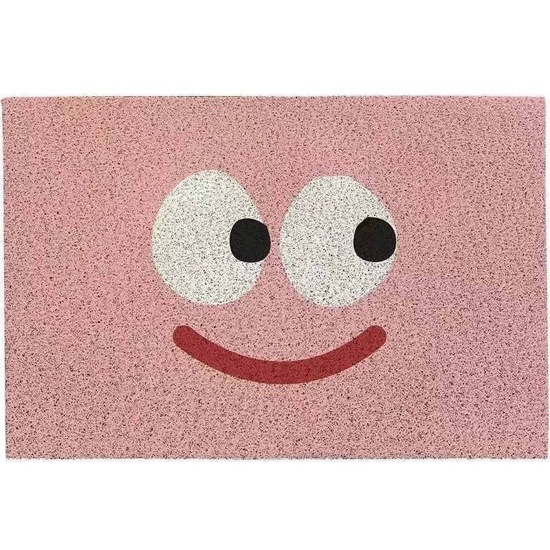 Mood Emoji Dørmåtte – Legesyg personlighed ved din indgang Bath Mats & Rugs Tech Butik Suspekt Pink 40cm x 60cm