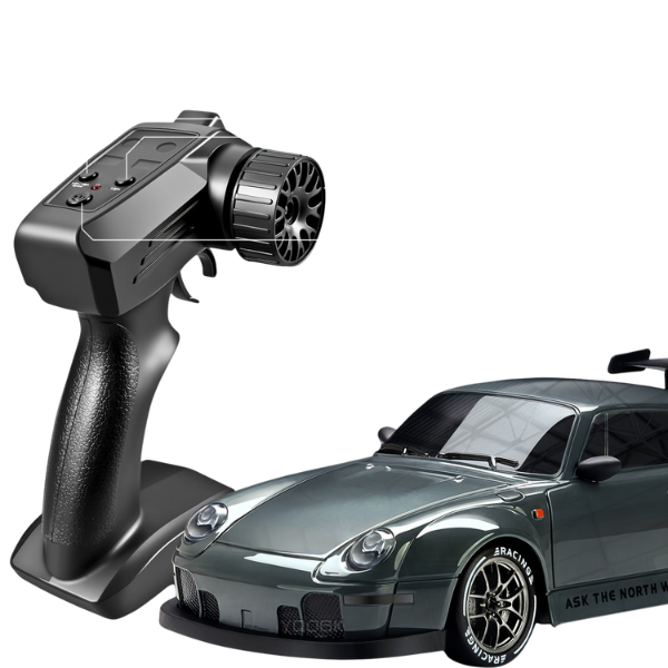 Racerbil 1:24 – Kraftfuld Drift, 4WD og Lysende Hjul til Timevis af Leg *Ultimate Drift Racer 1:24 - RC Auto met Verlichte Wielen Tech Butik