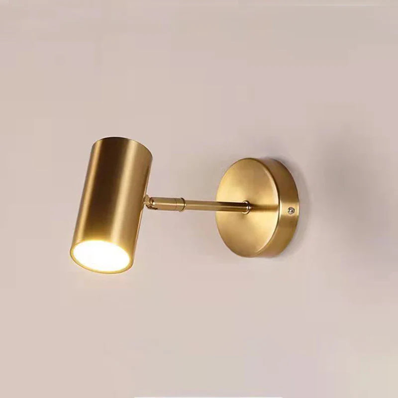 360° Justerbar LED Læsevægslampe Væglamper Tech Butik Guld Kølig hvid