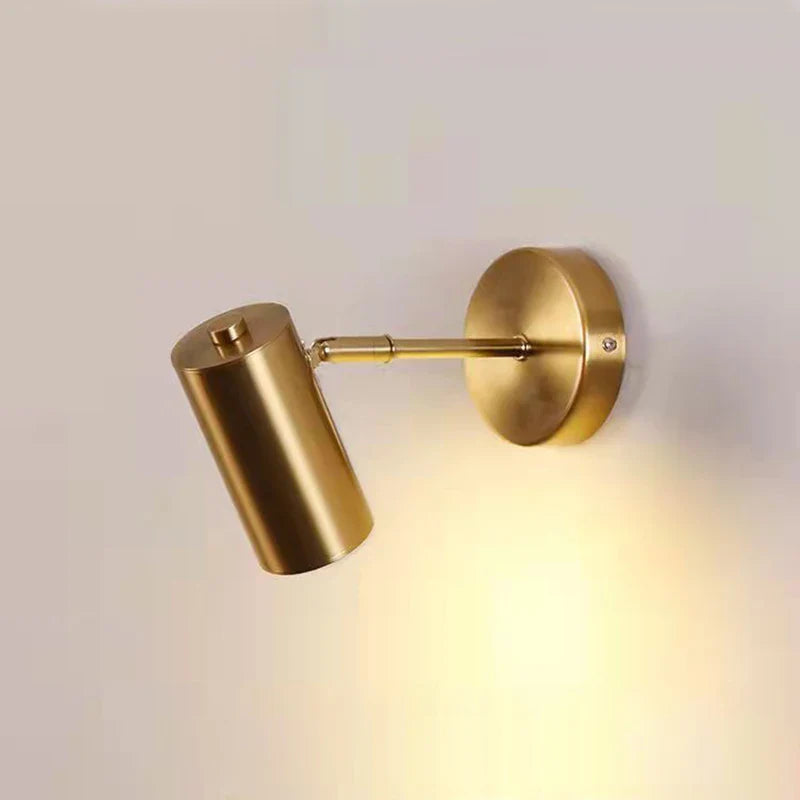 360° Justerbar LED Læsevægslampe Væglamper Tech Butik Guld Varm hvid