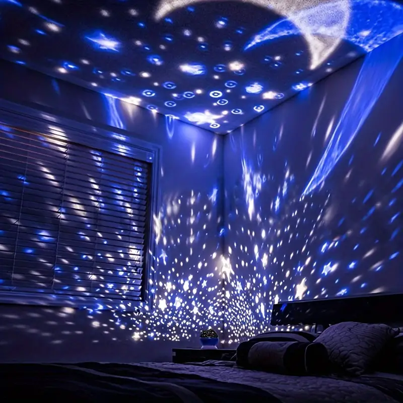 360° Himmelprojektor med Stjerneprojektion og Beroligende Musikfunktion Himmelprojektor Tech Butik