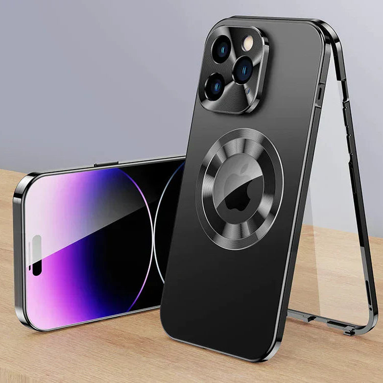 360° Fuld Beskyttelse i Aluminium iPhone Cover – Metal, Magnetisk & Magsafe Kompatibel (iPhone 15/14/13) Mobiltelefoncovers Tech Butik