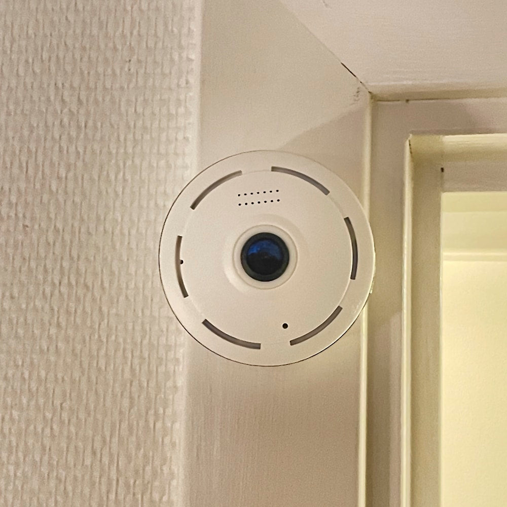 360° Indendørs WiFi Kamera – Smart Sikkerhed til Dit Hjem eller Kontor Kameraer og videokameraer Tech Butik