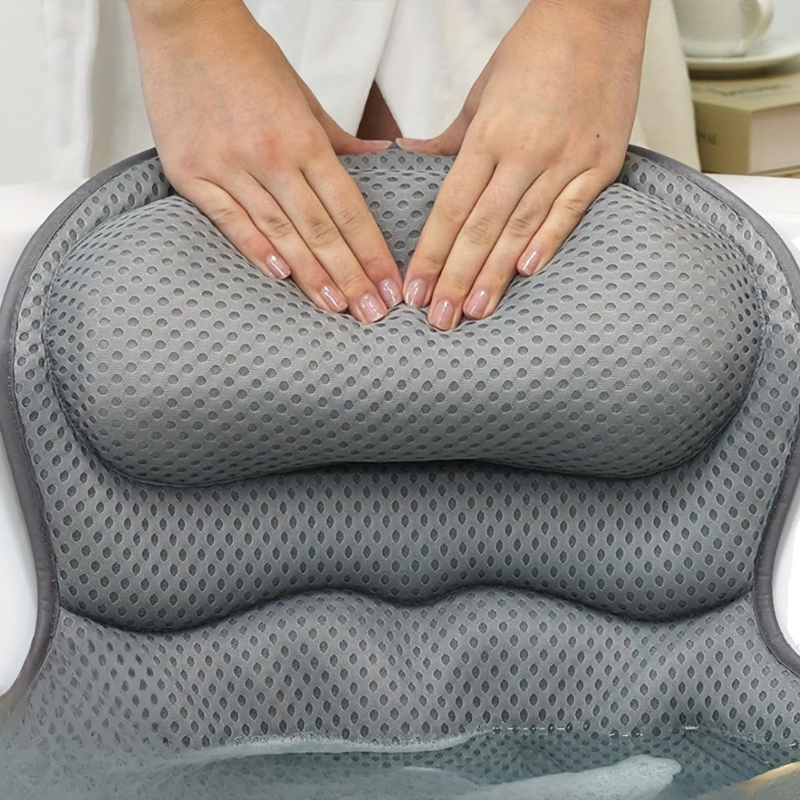 4D Luxe Badkussen med Ergonomisk Nakke- og Rygstøtte Puder Tech Butik