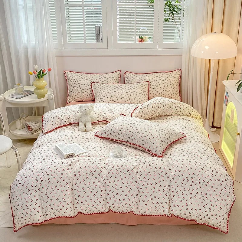 Blossom & Berry Dream Sengetøjssæt – Naturens elegance til en fredfyldt søvn Bedding Tech Butik