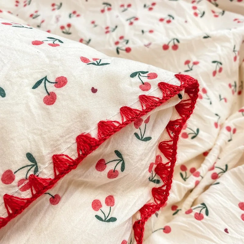 Blossom & Berry Dream Sengetøjssæt – Naturens elegance til en fredfyldt søvn Bedding Tech Butik