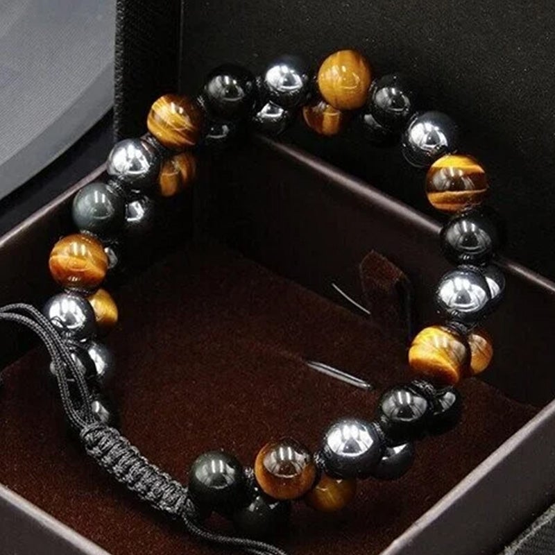Luksuriøst Dobbeltlags Armbånd med ædelsten Bracelets Tech Butik