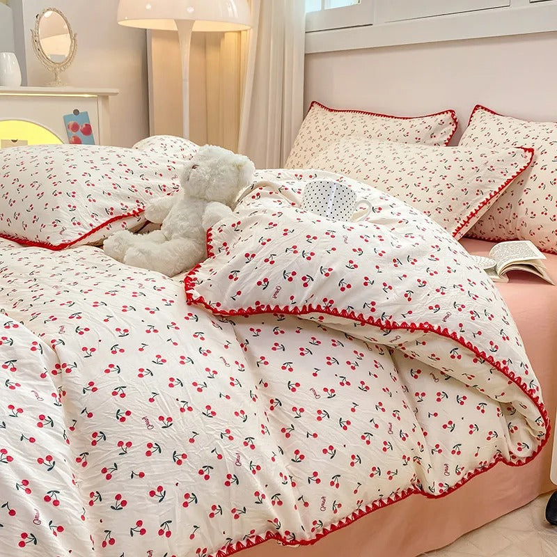 Blossom & Berry Dream Sengetøjssæt – Naturens elegance til en fredfyldt søvn Bedding Tech Butik