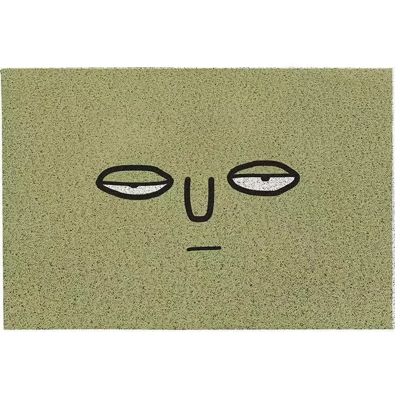 Mood Emoji Dørmåtte – Legesyg personlighed ved din indgang Bath Mats & Rugs Tech Butik Søvnig 40cm x 60cm