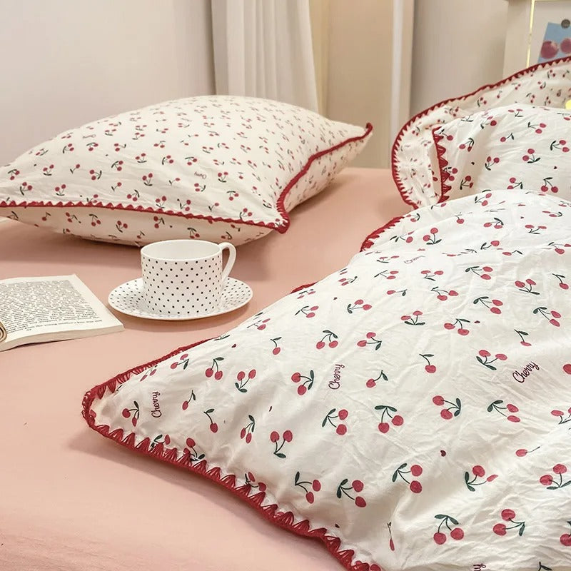 Blossom & Berry Dream Sengetøjssæt – Naturens elegance til en fredfyldt søvn Bedding Tech Butik