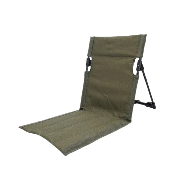 Aluminiums Campingstol Ultralet Sammenklappelig & Polstret for Udendørs Komfort Campingstole Tech Butik Armegrøn