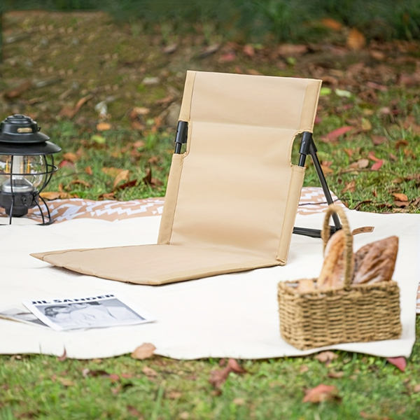 Aluminiums Campingstol Ultralet Sammenklappelig & Polstret for Udendørs Komfort Campingstole Tech Butik Brun