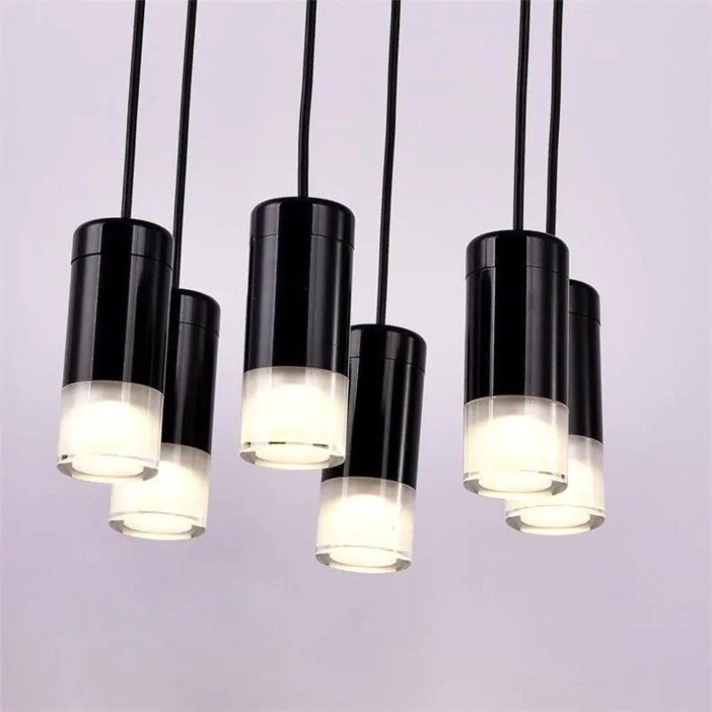 Art DIY Lang Linje Minimalistisk Væglampe LED Hængende Lampe Hængelamper Tech Butik