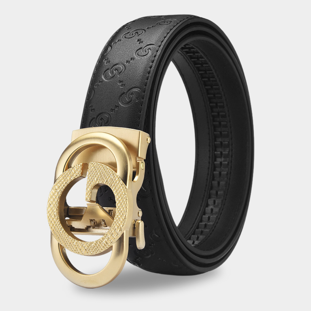 Automatisk Læderbælte – Nemt Stilfuldt og Perfekt Fit Kvinders bælter Tech Butik Nobelt Guld Metal Sort