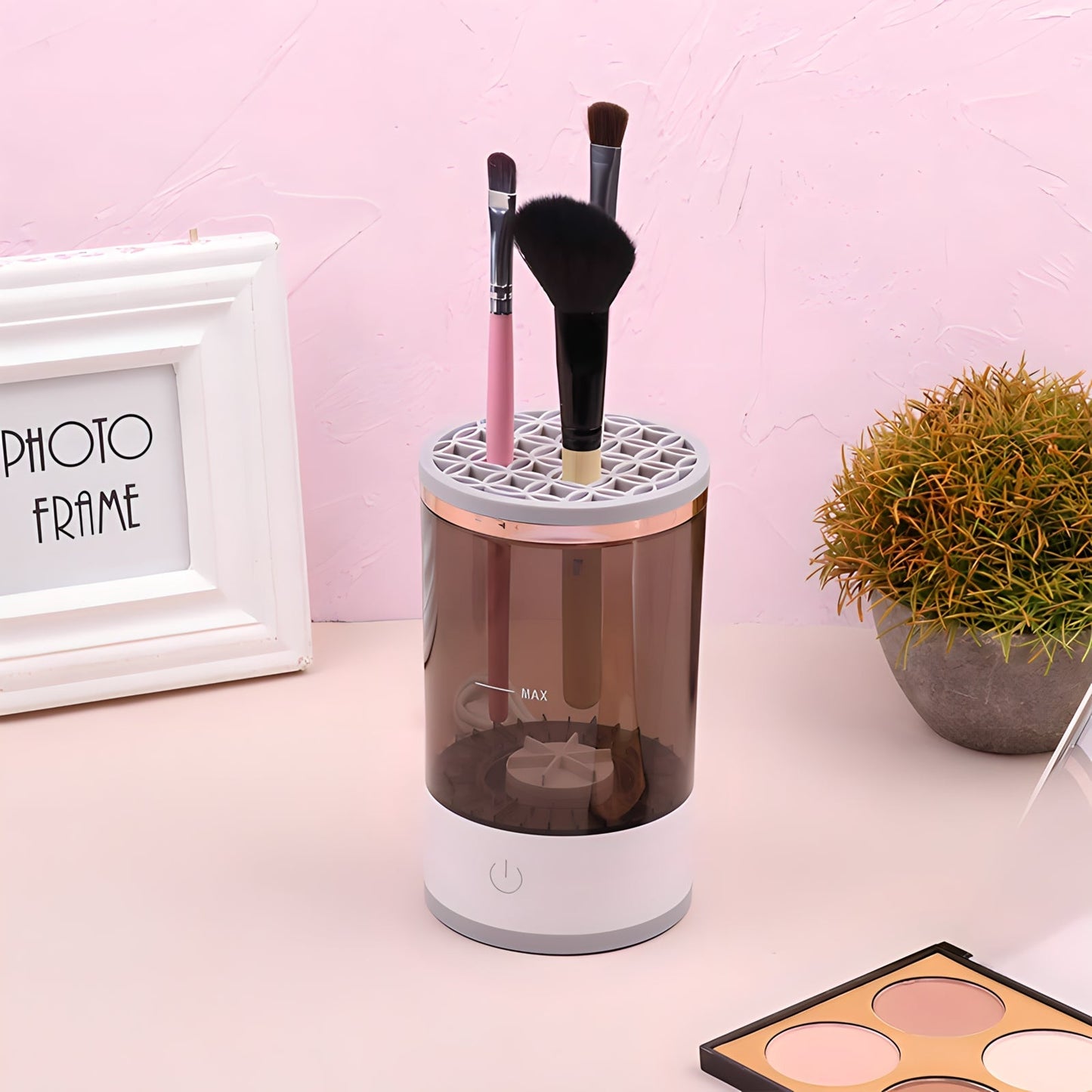 Automatisk Makeup Børste Renser – Dybrens på Sekunder Skønhedsredskaber og tilbehør Tech Butik