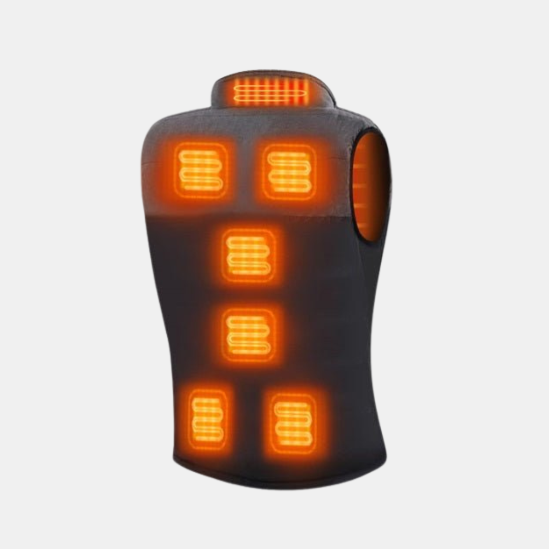 Avanceret Opvarmet Vest – 13 Varmezoner til Ultimativ Beskyttelse mod Kulde Veste Tech Butik