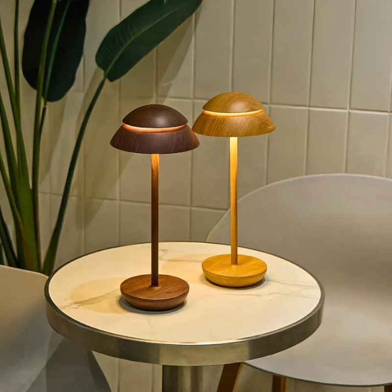 Bærbar Bordlampe Uden Ledning til Indendørs og Udendørs Brug 34cm bordlampe Tech Butik