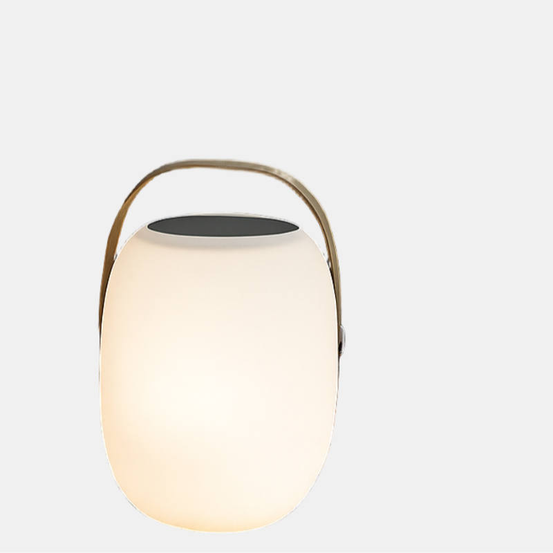 Bærbar Solcellelampe med LED til Terrasse og Havehygge Udendørs lys Tech Butik 18cm x 27cm