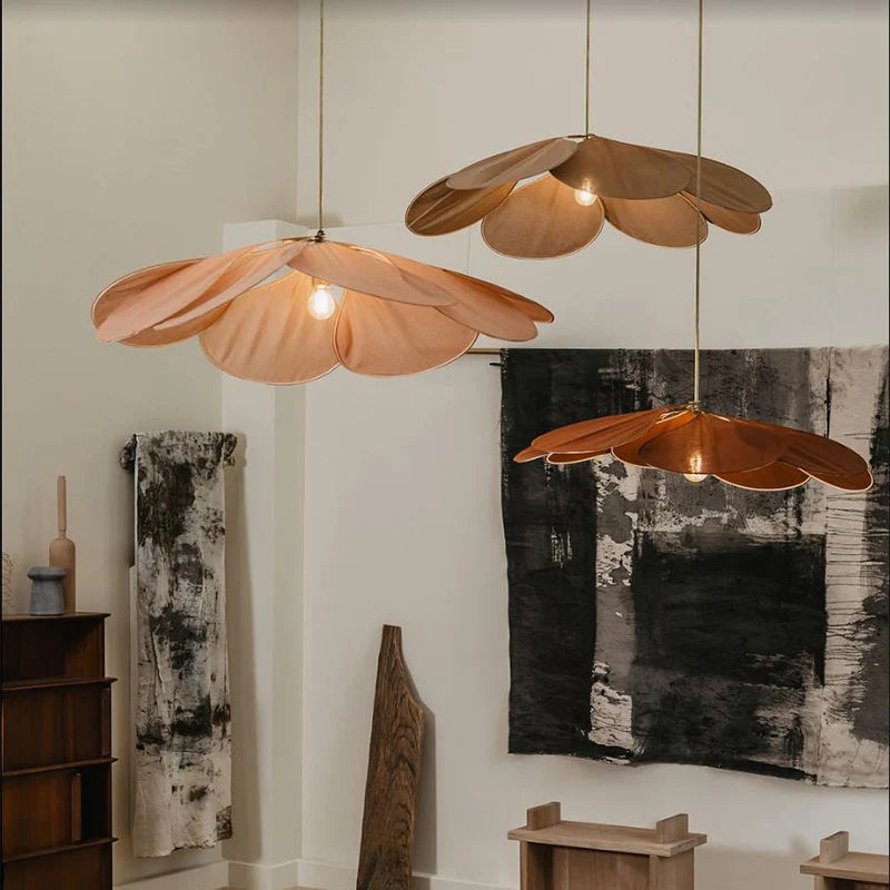 Blomsterformet Loftlampe til Elegant Indretning i Stuen og Spisestuen pendellampe Tech Butik