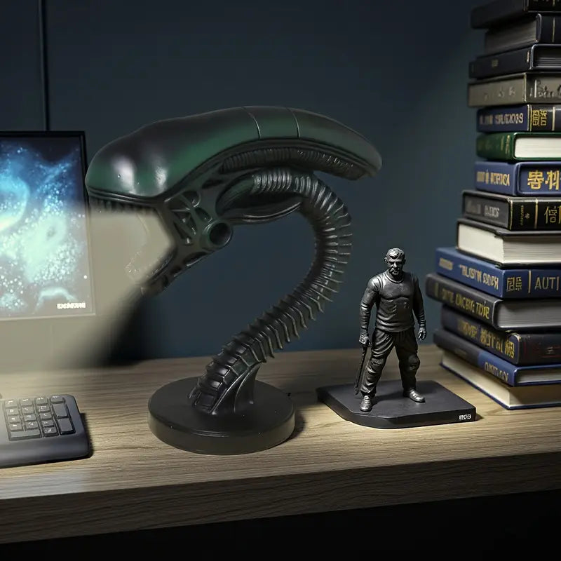 Alien-Formet Bordlampe – Sjov & Futuristisk Belysning Skrivebordslamper Tech Butik