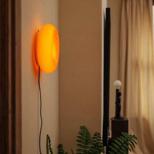 Stilfuld Donut Bordlampe – Moderne Design, Varm Atmosfære Lamper Tech Butik Orange Wandleuchte