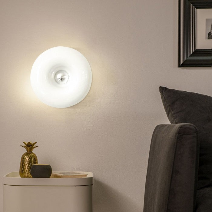Stilfuld Donut Bordlampe – Moderne Design, Varm Atmosfære Lamper Tech Butik Hvid Wandleuchte