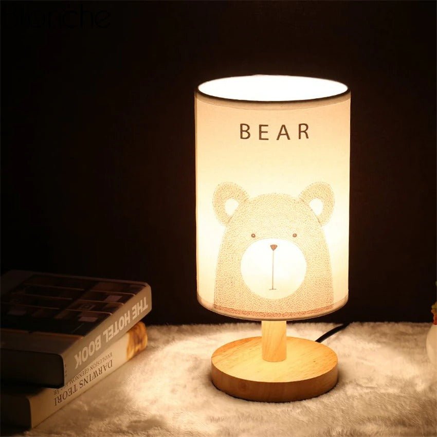 AnimalGlow LED Bordlampe Eventyrlig Dyredesign Natlampe Bordlamper Tech Butik Bjørn