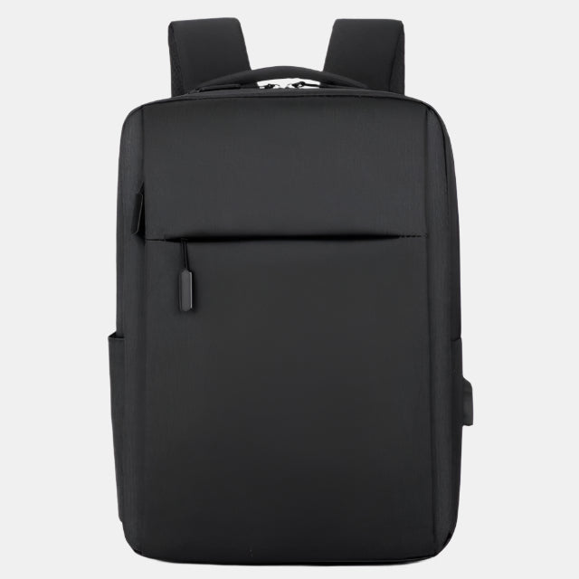 Moderne Business-Rygsæk med USB-Opladningsport Tasker Tech Butik Sort