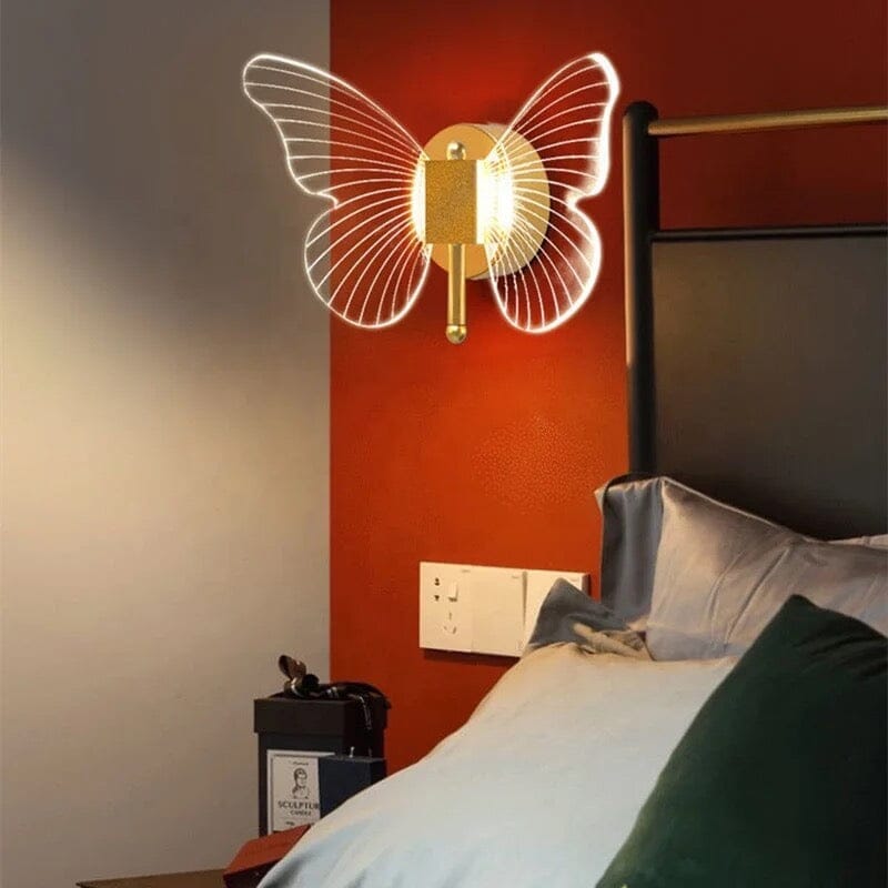 Butterfly LED-væglampe til hyggelig indendørs belysning Væglamper Tech Butik