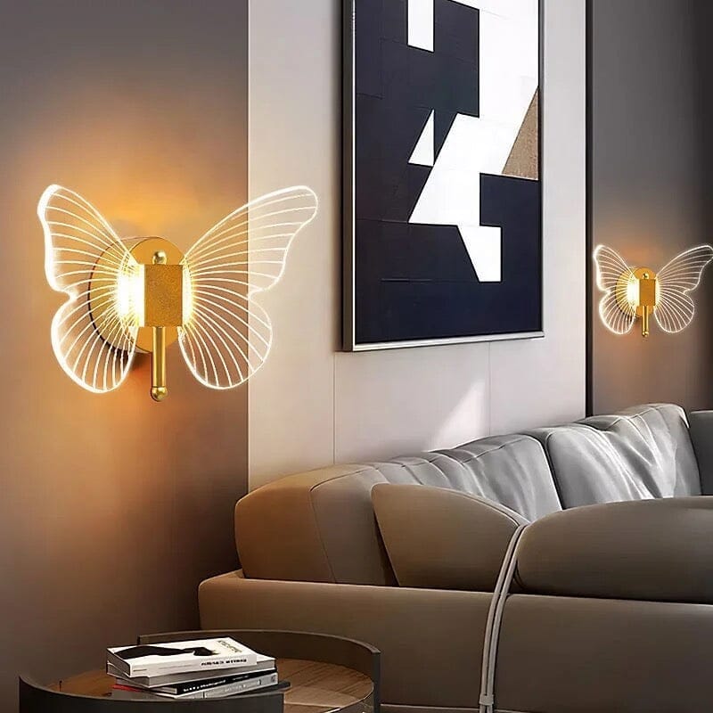 Butterfly LED-væglampe til hyggelig indendørs belysning Væglamper Tech Butik