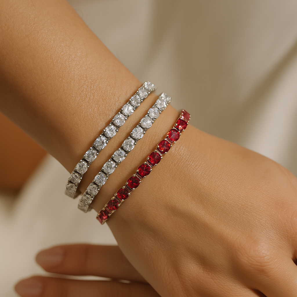 Elegant Kæde Tennisarmbånd – Glitr med Moderne Elegance Jewelry Bracelet Standard Tech Butik