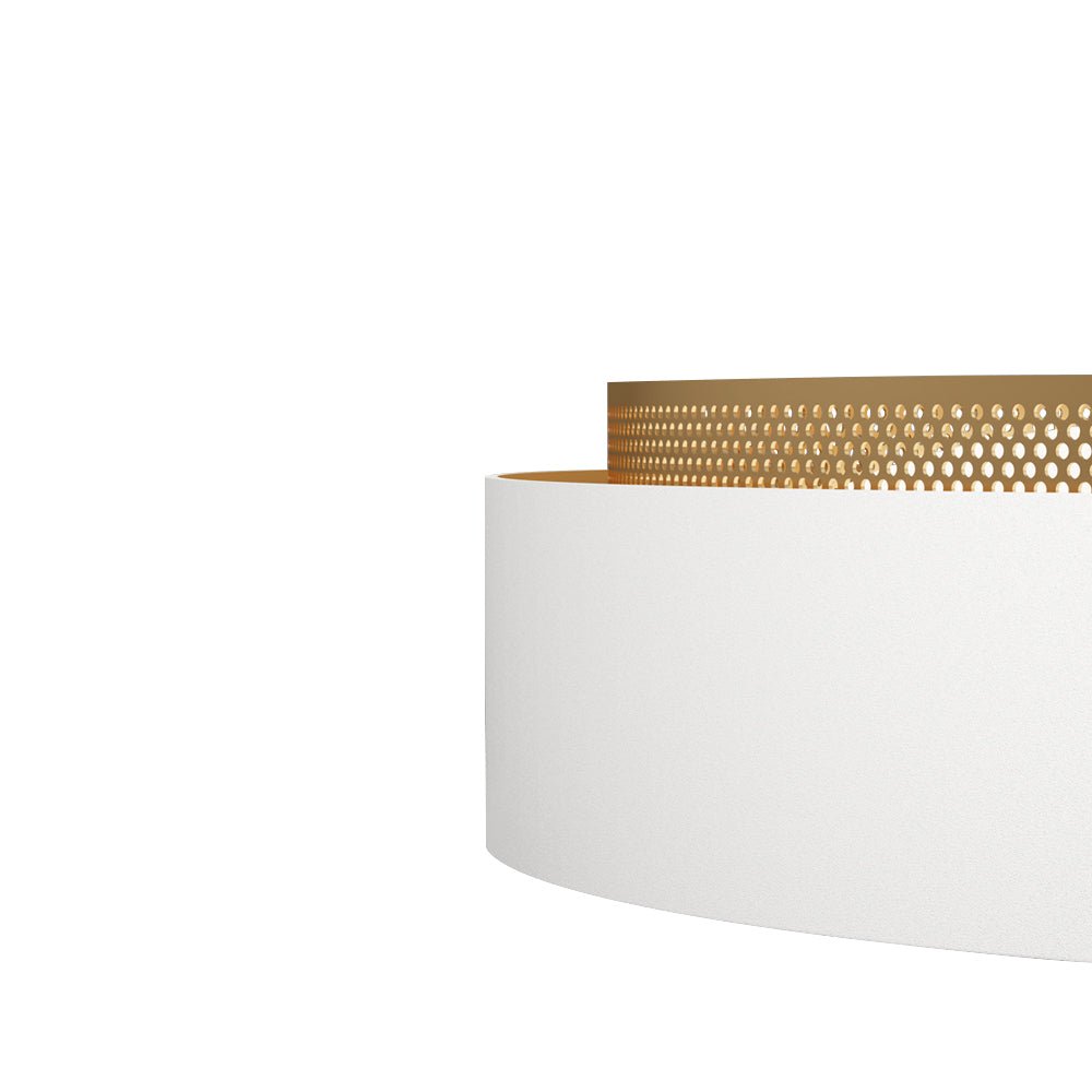 Cirkulært LED Loftlys i Hvid – Minimalistisk Belysning til Stue og Kontor Loftlamper Tech Butik
