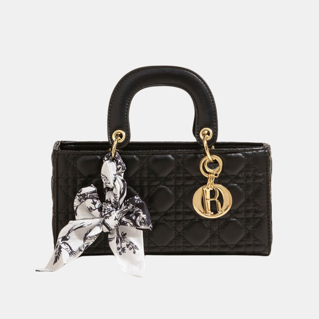 Chic-Bow Mini Håndtaske – Sofistikation med Et Feminint Touch Bags, Pouches & Wallets Tech Butik Vandret sort