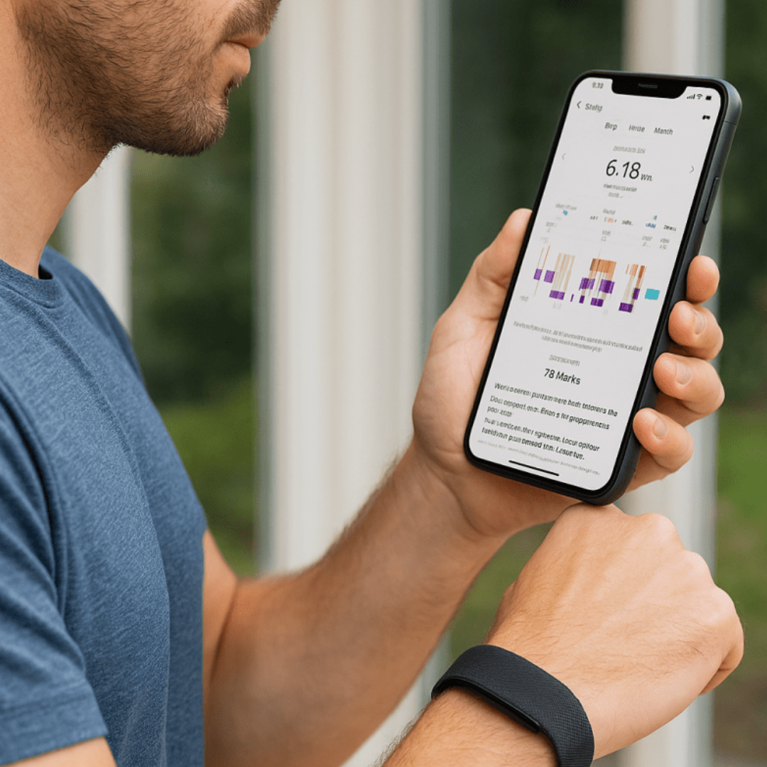 Avanceret Vandtæt Fitness Tracker – Puls, Ilt & Aktivitetsmåling HEALTH & FITNESS Tech Butik