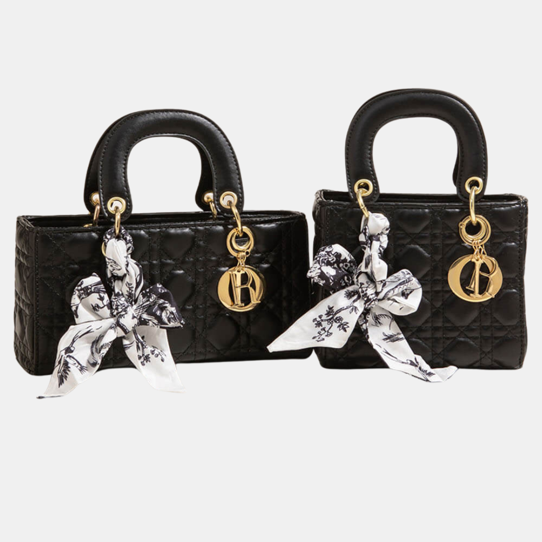 Chic-Bow Mini Håndtaske – Sofistikation med Et Feminint Touch Bags, Pouches & Wallets Tech Butik