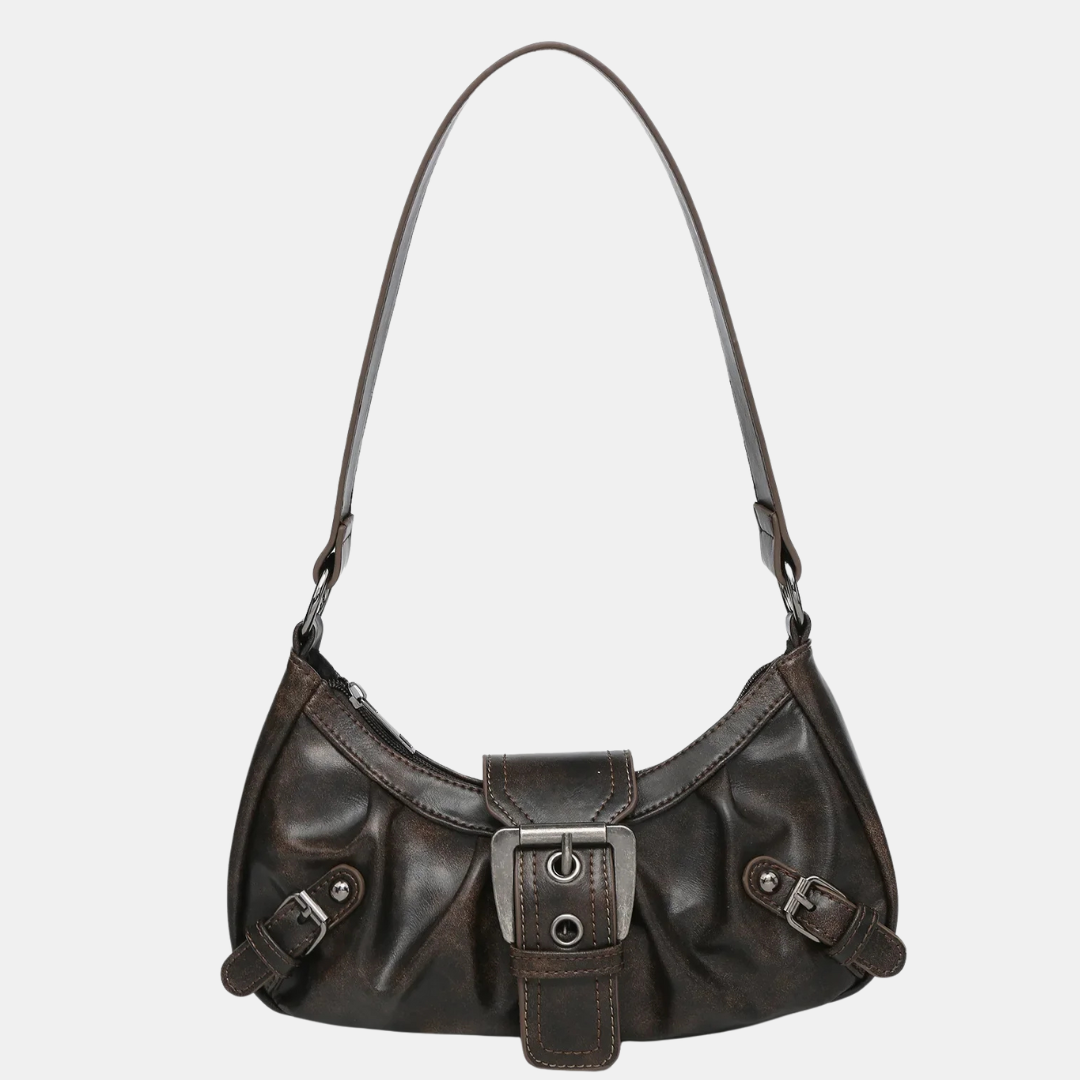 Retro Dame-Skuldertaske – Chic og Alsidig Crossbody Bag Tech Butik Kaffe