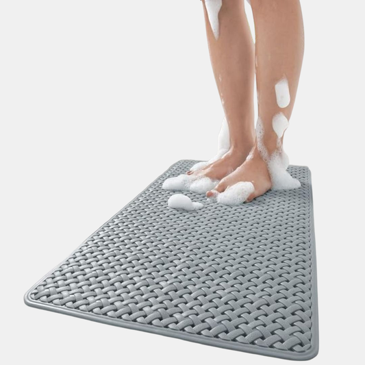 Badekarbundmåtte | Skridsikker & Nem at Rengøre Tæpper Tech Butik Mørkegrå 16"x28"