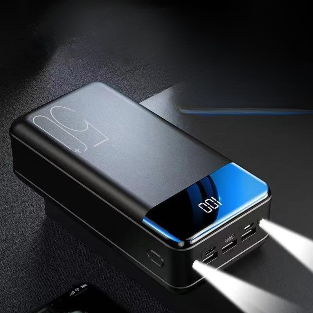 Ultra-Høj Kapacitets Powerbank | Superhurtig Opladning Overalt og Når Som Helst Powerbanks Tech Butik