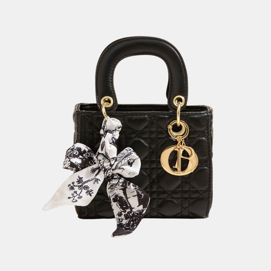 Chic-Bow Mini Håndtaske – Sofistikation med Et Feminint Touch Bags, Pouches & Wallets Tech Butik Lodret sort