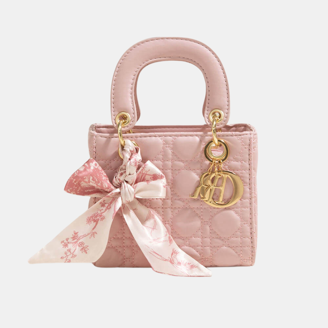 Chic-Bow Mini Håndtaske – Sofistikation med Et Feminint Touch Bags, Pouches & Wallets Tech Butik Lodret lyserød