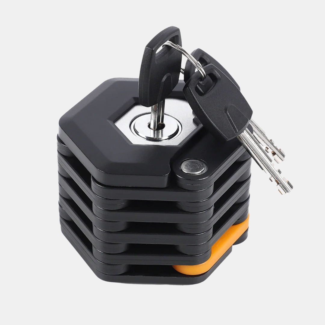 Sammenklappeligt Cykellås – Sikker, Kompakt og Let Cykellåse Tech Butik